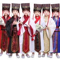 Childrens Ancient Costume Trio Act Hanfu Class Book Childrens Book Tong Ge Liang Cao Cao Lu Lu Luso Nationals Minister of Costume Performance
