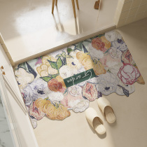 Bathroom Absorbent Anti Slip Ground Mat Silicon Algae Clay Footbed Toilet Toilet Entrance Door Mat Bathroom Doorway Rug