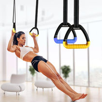 Ring fitness adult household spinal traction suspension stretching pull-up gymnastics training with wake-up assist device