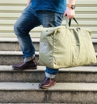 Old-style Season Clothing Bag Stock Pre-Shipped Rear Left Combat Readiness Bag Ctrip With Vintage Carry-on Canvas Travel
