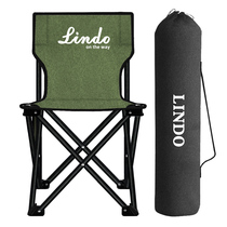 LINDO outdoor ultra-light portable multifunctional folding chair fishing chair beach chair simple stool sketching chair