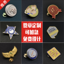 Metal badge brooch medal custom badge class emblem school badge custom design logo emblem custom-made manufacturer
