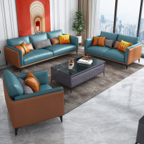 Italian minimalist light luxury three small apartment ins Wind disposable technology fabric sofa living room combination Net red furniture