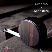 Hacoa LUMBER Japanese wooden groceries senior wood measuring metal tape measure lettering