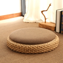 Japanese Futon cushion Meditation mat Tatami Meditation Buddha Zen mat Rattan woven Tea Ceremony cushion Thickened floor kneeling mat