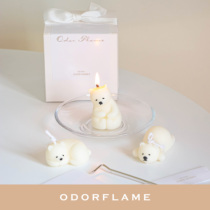 Companionship original aromatherapy small candle ins cute desktop bedroom birthday premium niche creative gift