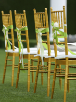 Hotel furniture restaurant chairs wedding wedding chairs outdoor lawn chairs banquet dining chairs aluminum alloy golden bamboo chairs