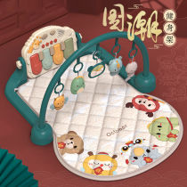 Baby Pedantic Piano Baby Fitness Rack Toy Puzzle Early Teaching Versatile Newborn Foot Pedal Violin Toy Infant