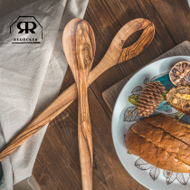 German REDECKER olive wood shovel household kitchen spoon food spoon high temperature stir-fry shovel shovel