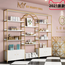 Light luxury cosmetics display stand beauty salon product display cabinet shelf nail shop display rack shoe bag rack