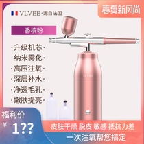 France VLVEE handheld oxygen meter Household high pressure cold spray nano spray gun Portable hydration instrument beauty instrument