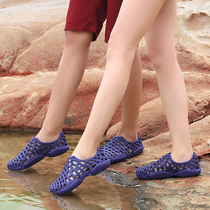 Summer male and female snorkeling Cave holes shoes light non-slip seaside beach Shoe slipstream sandals Slippers Amphibious Water-related Shoes