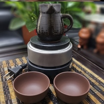 Shaanxi tea pot tea brewing machine Gansu Shaanxi charcoal stove tea set Northwest old teapot authentic