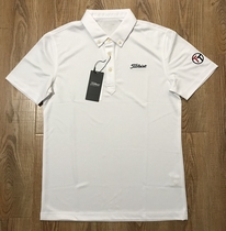 Export Japan-ROK Titlei golf men short sleeves T-shirt TIT concise elastic jacquard speed dry perspiration