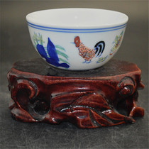 Daming Chenghuai Doucai Cup Antique Classical Thin Tire Chenghuai Cup All hand-painted antique ornaments collection