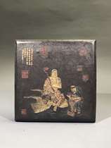 The folk collection old Merohan ink table in Huizhou weighs about 600 g