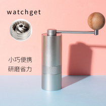 watchget Hand-cranked manual bean grinder Mini portable coffee bean grinder hand-modified electric household ① 