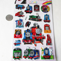 Hot Sell Thomas Baby Stickers Children Stick Paper Cartoon Three-dimensional Bubble With Toddler Rewards Praise