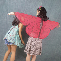 June 1 childrens butterfly wings wonderful flower fairy stick figure cartoon pattern performance dress up Elf wings props