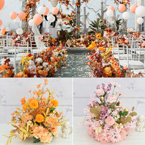 Mori multi-color wedding simulation floral props hotel stage table flower layout decoration decoration ornaments