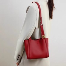 MK Light Luxury Женская сумка 2023 Новый красный свадебный мешок кожаная сумка премиум мода одноплечая сумка