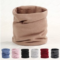 Bib Scarf neck sleeve womens autumn and winter pullover men Korean outdoor windproof cashmere knitted riding warm cervical spine protection
