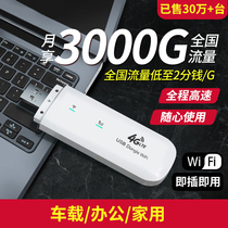  Portable wifi router Unlimited traffic Mobile wifi plug-free card 4g telecom Huawei wireless network card Car