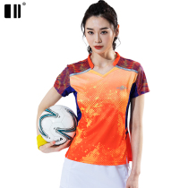 (breathable type) single and even size badminton uniform womens training wear volleyball sportswear top short sleeve T-shirt summer