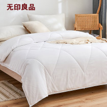 Muji silk winter quilt double warm quilt core single household four seasons universal padded quilt fluffy soft