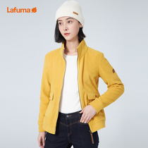 LAFUMA leifeiye autumn and winter new warm stand collar tooling coat women cardigan fleece LFJA1CR85