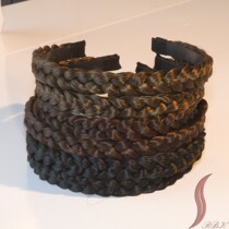 Simulation Hair Hoop Wigs Wigs Twist Braids Hair Hoop Hair Accessories High Temperature Matte Hair Not Shine Distinguishing Headdress