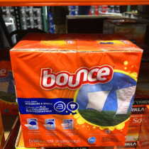United States imported Bounce clothing soft paper 160 pieces of soft static and odor fragrance type Costco