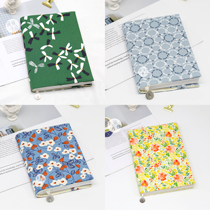 Flower season fresh handmade fabric book clothes hobo White size hand account book adjustable book protection leather book clothes
