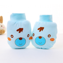 Baby gloves autumn and winter warm newborn gloves anti-scratch face newborn baby gloves cotton gloves