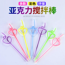 Acrylic color stick juicy stick Art stick fruit juice stick repeatedly use creative branch