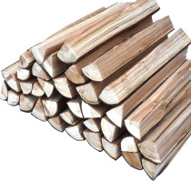 Fireplace wood triangle wood block creative home decoration wood solid wood trunk material restaurant fireplace wood block