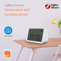 Graffiti Smart New WiFi ZigBee Wireless Indoor Monitor Temperature and Humidity Sensor Battery Power Cross Border