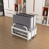 Lunch break folding bed portable single home sturdy and durable reinforced escort bed simple office nap artifact