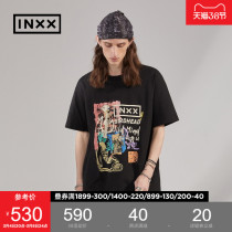 (INXX) Bird Head Series 21 Summer New Fashion Couple Loose Leisure Printed T-shirt XXB2010418