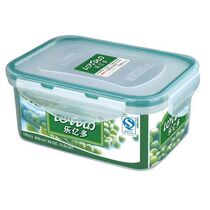 Leyi more rectangular fresh-keeping box plastic sealed leak-proof fresh-keeping box dry goods storage box CP033 600ml