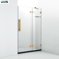Lons shower room bathroom wet and dry separation custom partition Randy P21 10MM gold non-standard custom