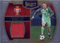 2016 Panini SELECT football star card Portugal C Ronaldo jersey card