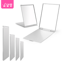 Mirror portable mini folding fashion ins small makeup mirror simple creative female male flip thin student