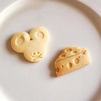 Small Rat Cheese Biscuit Mold DIY Creative Cookie Cute Cartoon Animal Parenting Interactive Home Baking