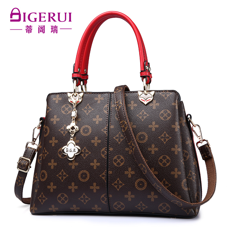2009 Popular Bag Senior Sense Middle-aged Handbag New Fashion Mom Bag Large Capacity Women's Baitie Slant