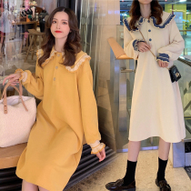 Pregnant women autumn suit Fashion Net red coat Spring and Autumn New out two-piece pregnant women dress autumn