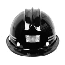 FRP safety helmet leadership national standard reflective strip construction power engineering mine miners anti-smashing safety helmet
