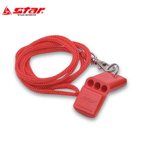 star star whistle referee lifesaving football basketball volleyball with rope training match whistle XH231