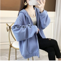 Pregnant women autumn 2021 new womens autumn long loose jacket sweater autumn top spring and early autumn cardigan