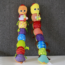 Foreign trade Export large number of caterpillars appeasement doll multifunction baby Puzzle Baby Toy Music Shake Sound